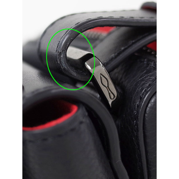 Christian Louboutin Bench Reporter Shoulder Bag Black - Picture 4 of 5